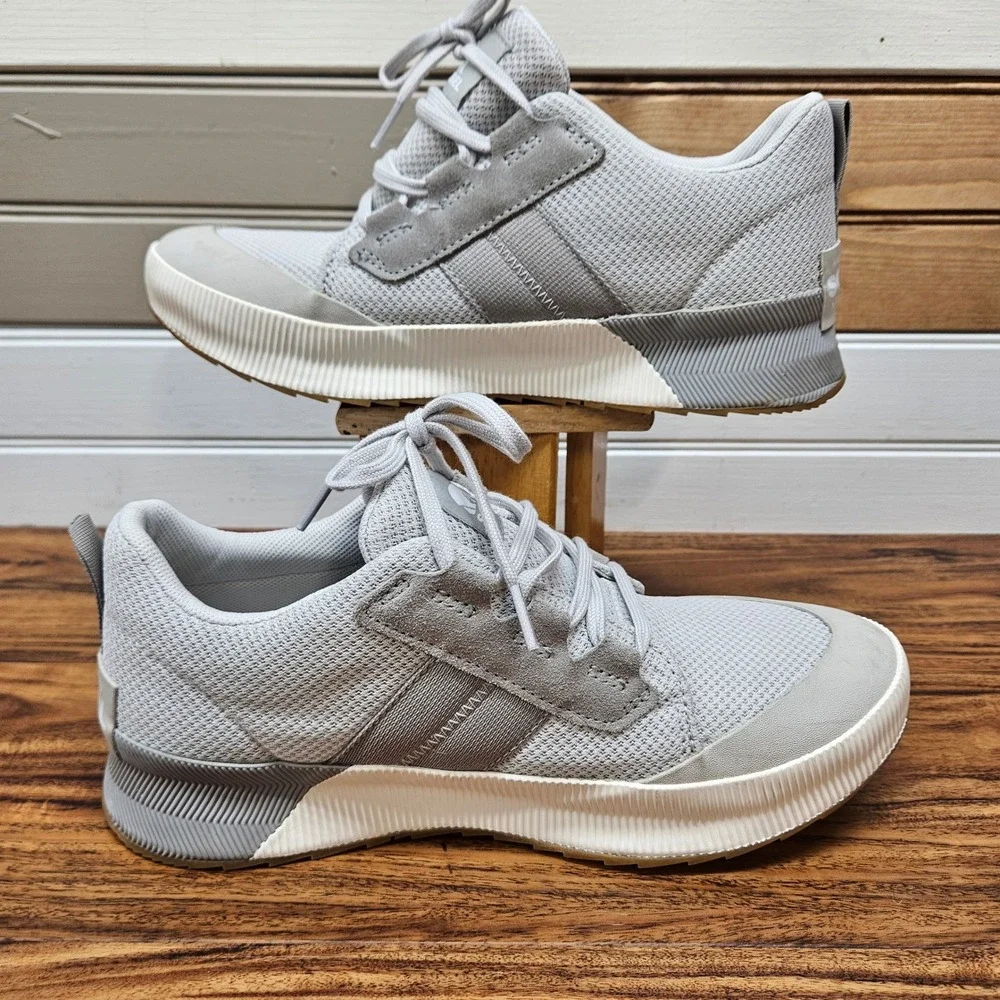 Sorel Out N About III Low Waterproof Sneakers Quarry Grey NL4860-009 Womens 10